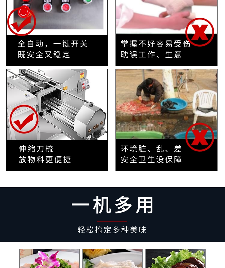 艾博馳ABCH-100全自動魚片機4