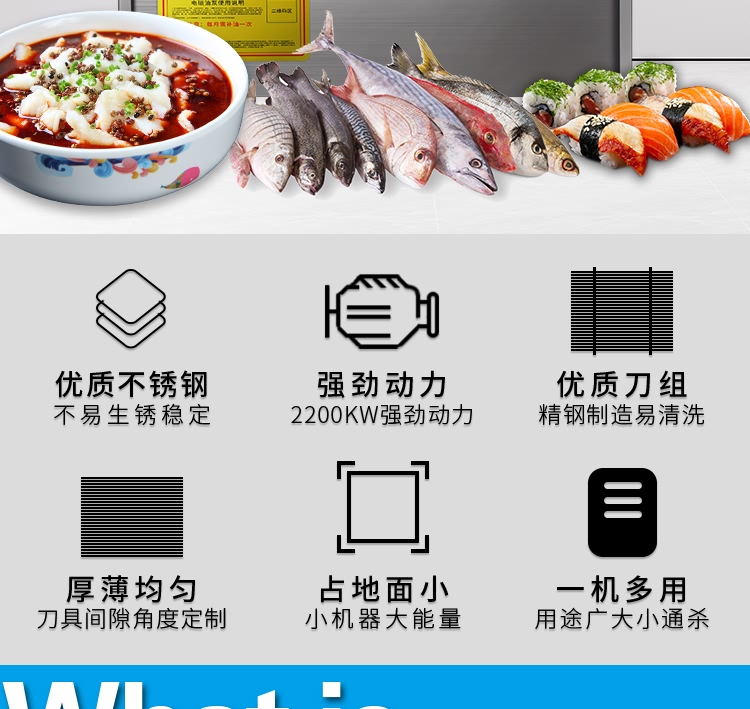 艾博馳ABCH-28A全自動(dòng)切魚片機(jī)1